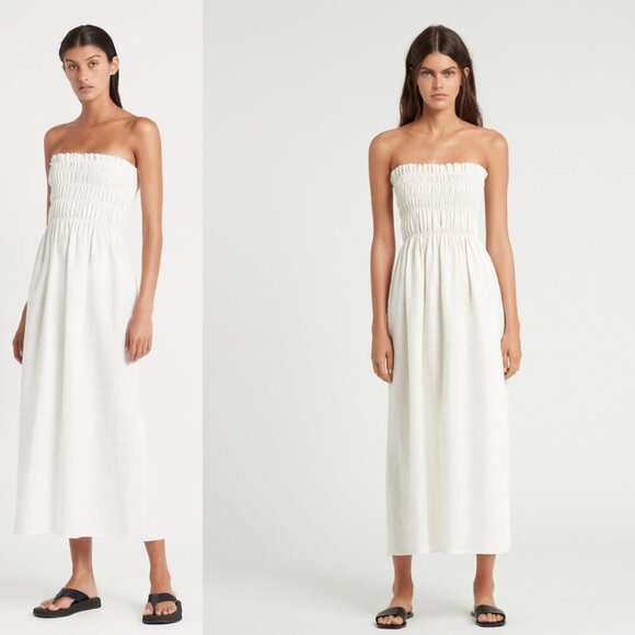 SIR the label Cream Maxi Dress for Elegant Occasions - Picture 15 of 16